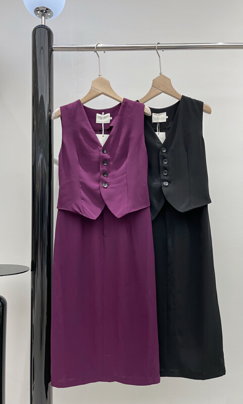 [Xi Xi] fake two fashionable and versatile dresses 6118-1# ozq