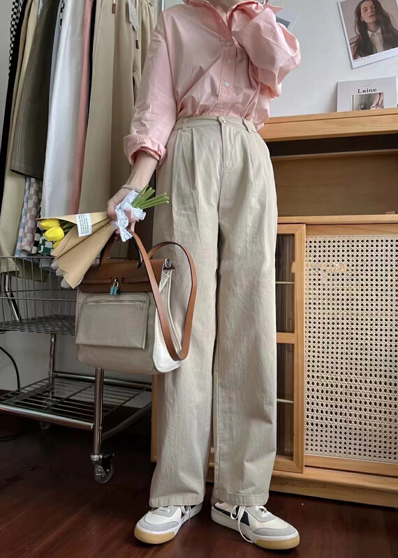 [JFT] versatile straight leg wide leg casual pants 809# CLS