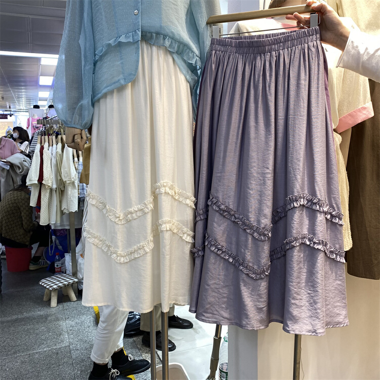 New in early summer! [hc-vintage] Korean solid lace skirt 8718# XYY