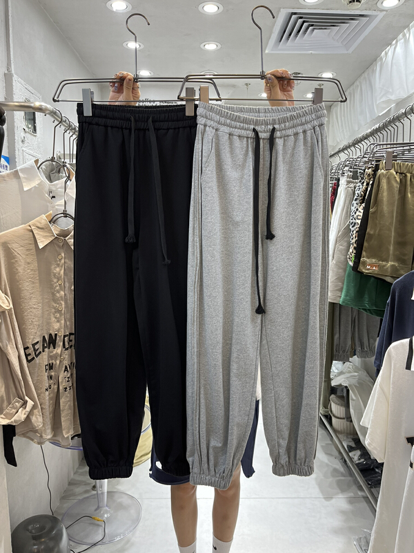 [TNT continue] Korean versatile lace up casual pants 60027# XYY