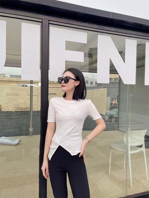[Kili] slim and versatile short sleeve T-shirt 2191# XYJ