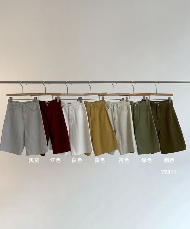 [clean space] Korean summer Limited Casual beach denim shorts 27811# CLS