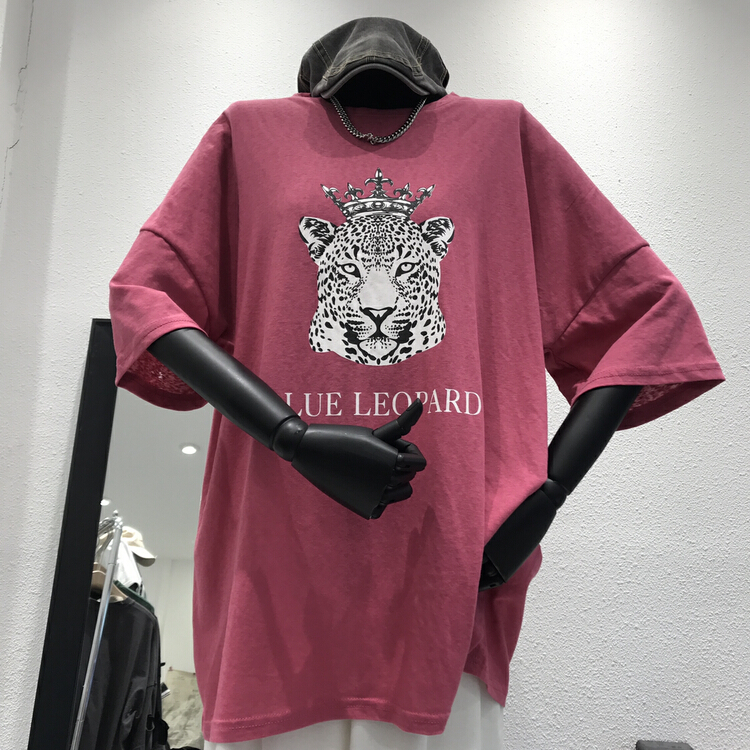 [misu misu] creative street style casual loose short sleeve T-shirt 6619# ll