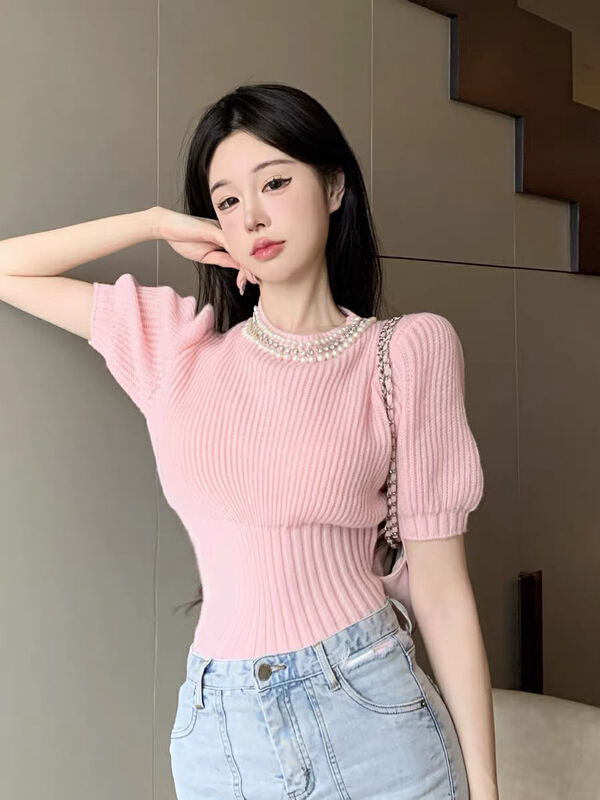 [f · P] Korean heavy industry sweet temperament sweater 85100# HBx