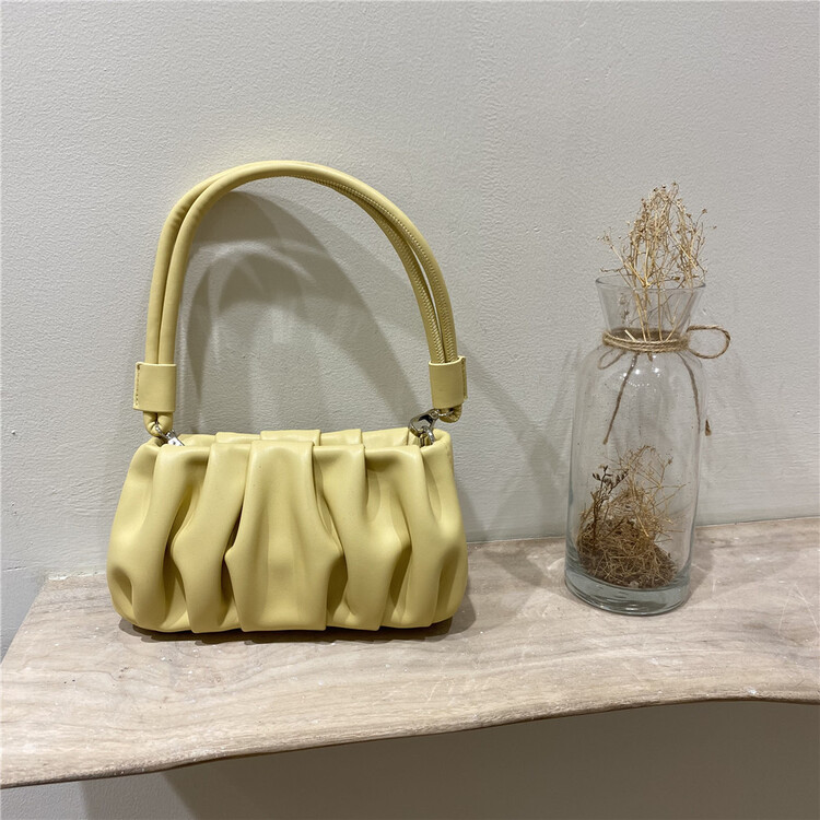 [misslan] ins pleated single back messenger bag (with shoulder belt) e097# XJ