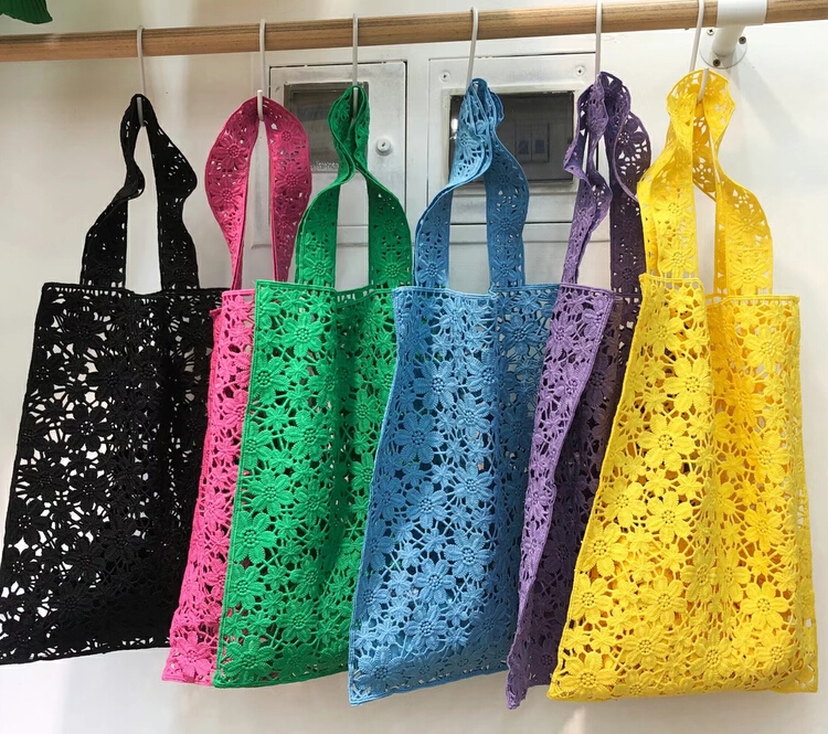 [9:00pm] small group hollow out design large capacity versatile handbag (with inner bag) 2099# LSL