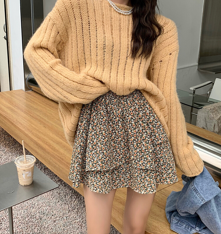 goods in stock! New year in early spring! [section of me] fashionable and versatile style large round neck warm sweater 6771# ozq