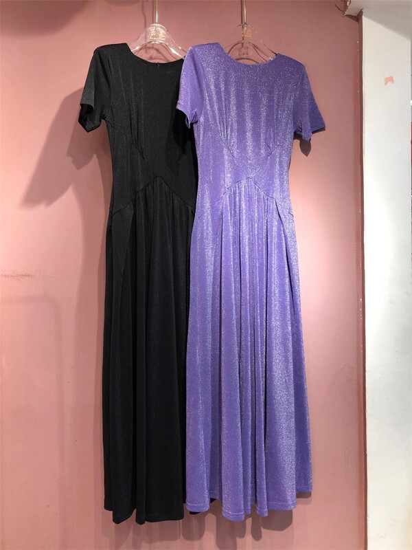 【希恩】圓領輕熟風顯瘦連衣裙  950-1#  JJ
