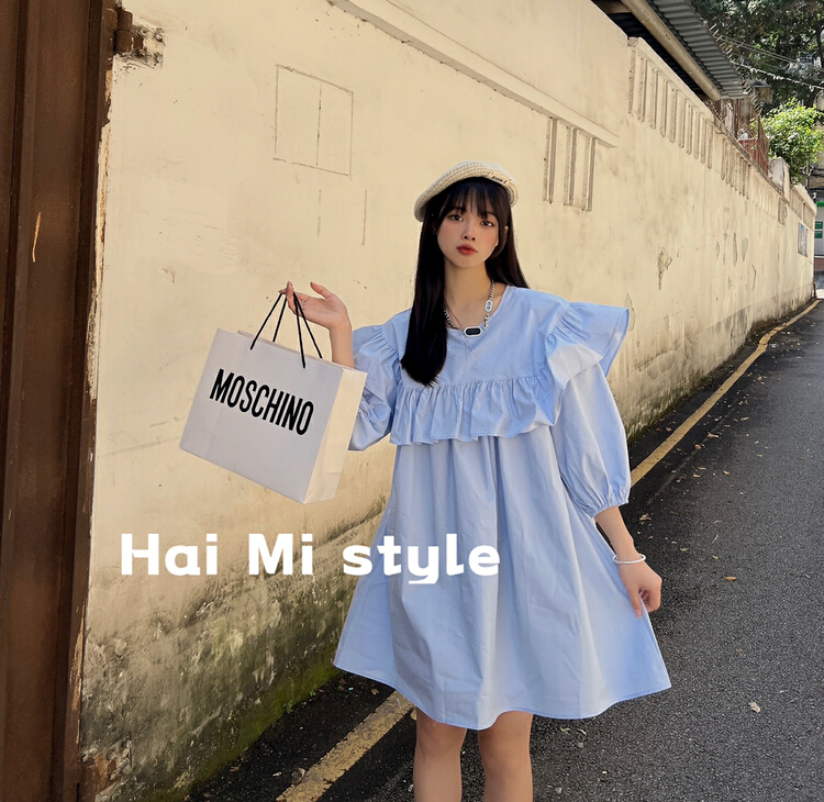 New year in early spring! [Haimi] Korean casual versatile simple dress 3328# WTT