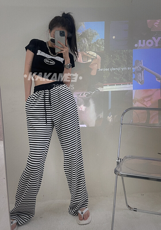 [kakamee] Korean versatile lazy casual pants s360# LSL