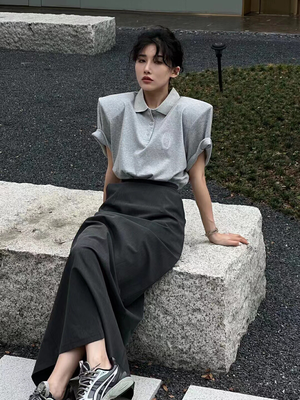 [RM. HH] Korean simple and versatile skirt 2115# PCZ