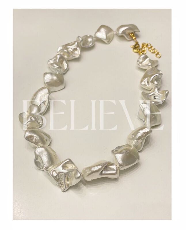 goods in stock! [believe] short necklace ws05# cqw with gentle elegance and chic temperament