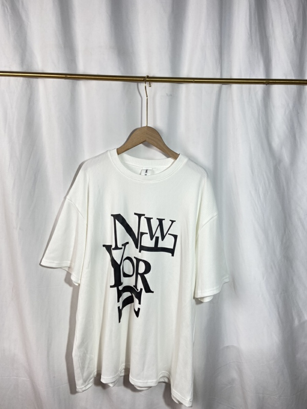 New in early summer! [yspy store] letter printed loose short sleeve T-shirt ys1-820# Cl