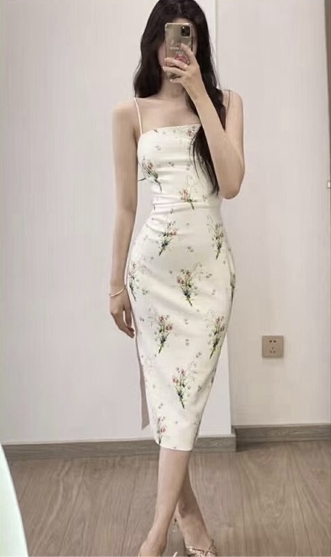 [Yandian] Korean suspender slim dress 3266# JJ
