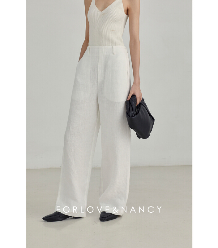 Original price 145.91! New year in early spring! [FN] Korean fashion simple temperament trousers na2kba020n# cqw