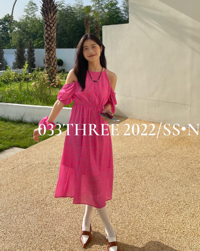 [033three] off shoulder Pullover dress (with head rope) 8112# ozq