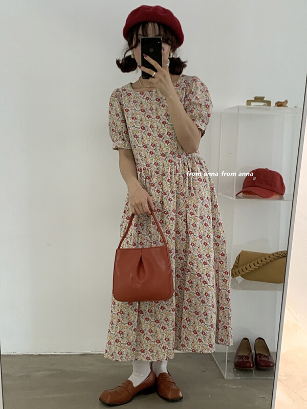 [from Anna] Vintage Floral lady dress (skirt only) 6130# LSW