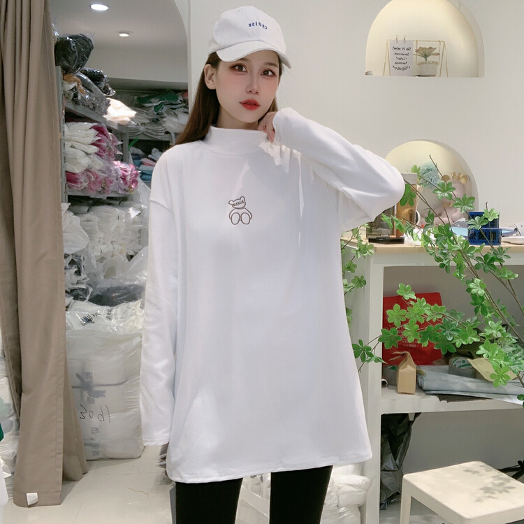 New year in early spring! [LML] Korean half high collar casual versatile bottomed shirt 10278# ozq