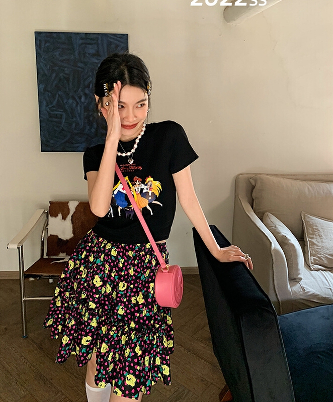 [G +] Korean Floral Casual shorts 9911# WTT