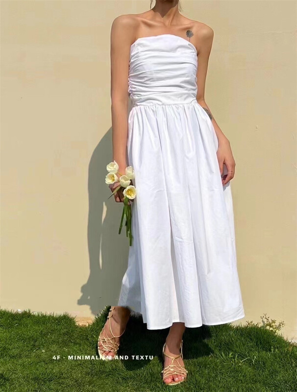 New in early summer! [Yan Zhen] Korean solid color bra dress 67432# PCZ