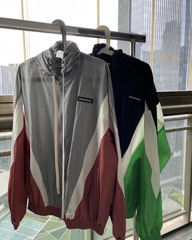 [jvv sister] hooded casual color blocking sunscreen shirt 2722# zxl