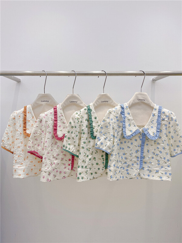 [Lemmy] age reducing small fresh broken flower short shirt 8601# HBx