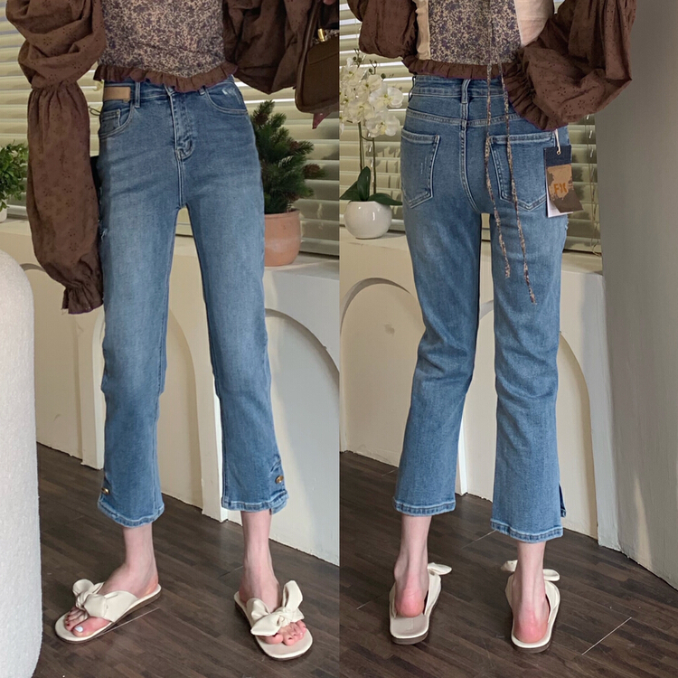 New year in early spring! [rj1980] Korean simple straight jeans 2c63215# zyh