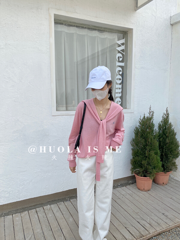 goods in stock! New year in early spring! [hot Huola is me] Korean minority embroidered knitted cardigan (with shawl) (including 30% wool) 7515# cqw