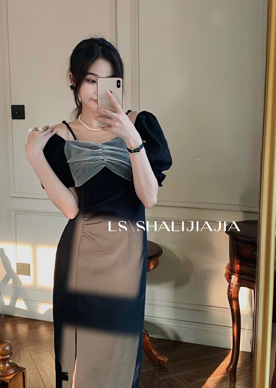 goods in stock! New in early summer! [LS] stylish slim dress 5999# WPL