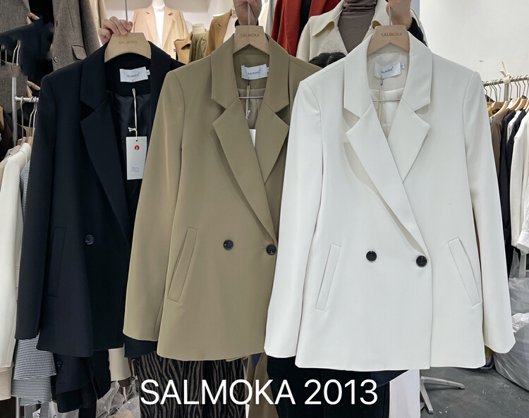 New year in early spring! [salmoka] Korean simple loose suit 2013# jhy