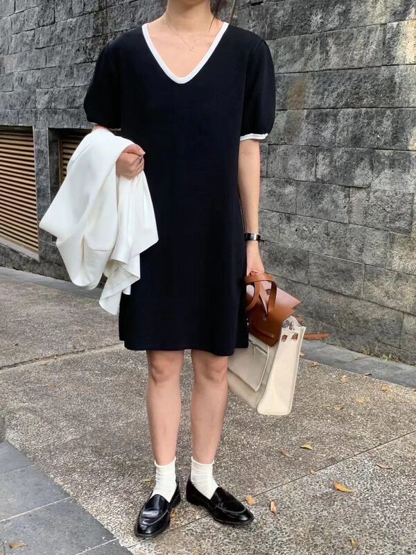 [Tn] French style small fragrance dress m9069# cqw