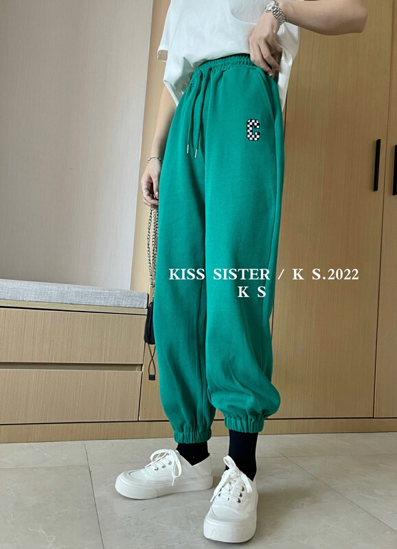 原價88.99! 早春上新!【KISS SISTER】百搭舒適小眾休閒褲  9003#  OZQ