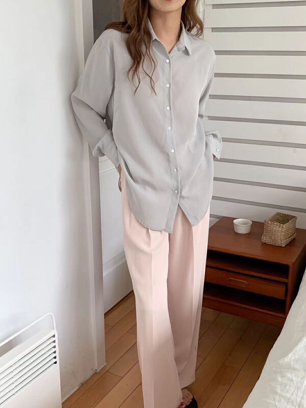 [Tn] new simple and versatile shirt gc2283# cqw
