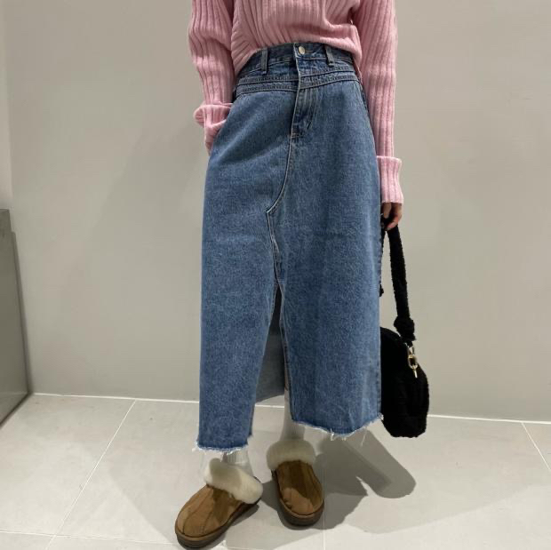 New in early summer! Vintage Style denim skirt