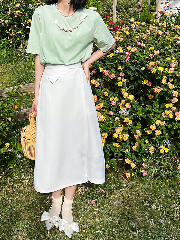 New year in early spring! [rong'er family] simple and versatile suit skirt 60521# hjy