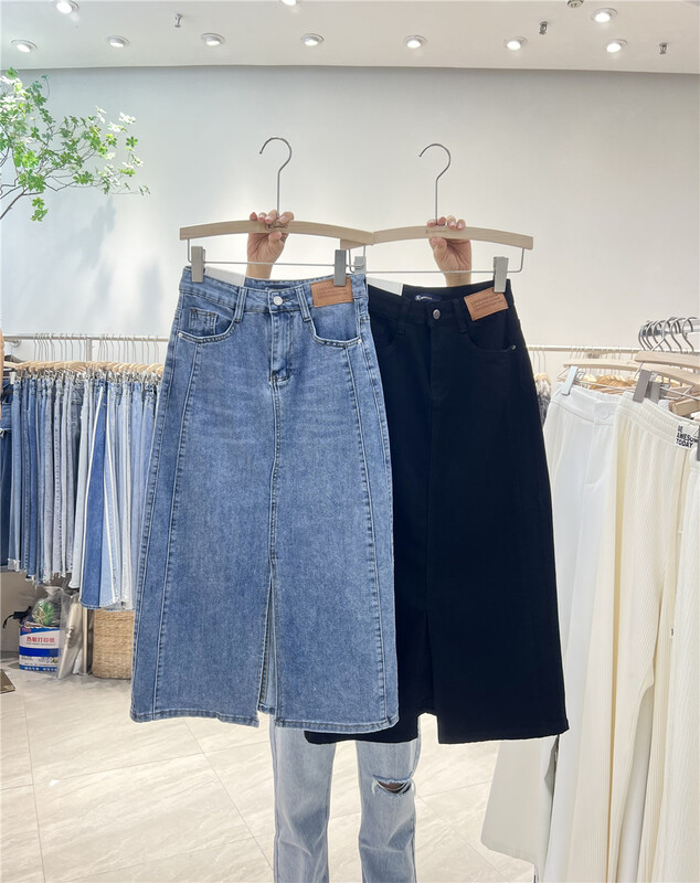 [iris iriisy] label design, retro and slim skirt 6540# LSL