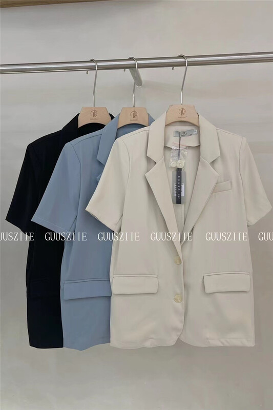 [Gu Shi] simple commuter short sleeved suit 210011-1# hjy