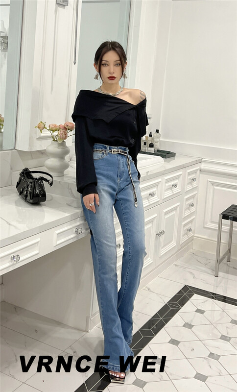 【VINCE】修身顯瘦馬蹄腳牛仔褲  8512#  JHY