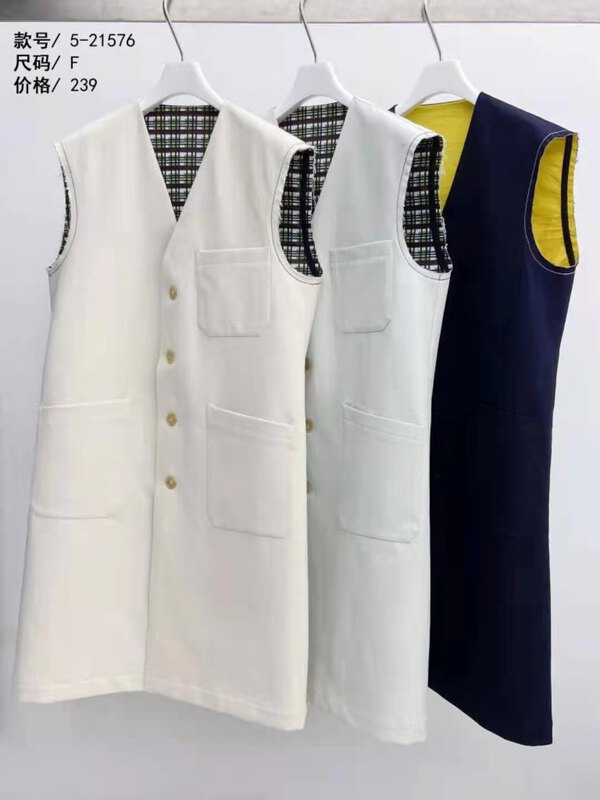 Cxdhh / new in early spring! [strict selection - planting grass and trees] Korean V-neck versatile vest xc12-21576b# HLL