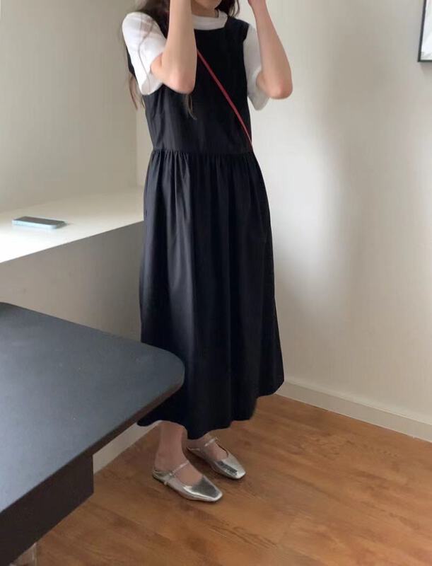 Original price 104.99! [bluepops] suspender tank top dress a2259# zxl