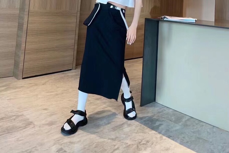goods in stock! [mix] waist pack stitching fashion skirt 0196# WTT