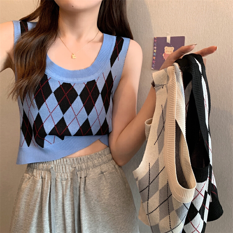 New in early summer! [F.P.] Lingge Chic Vintage vest / sling h310# HBx