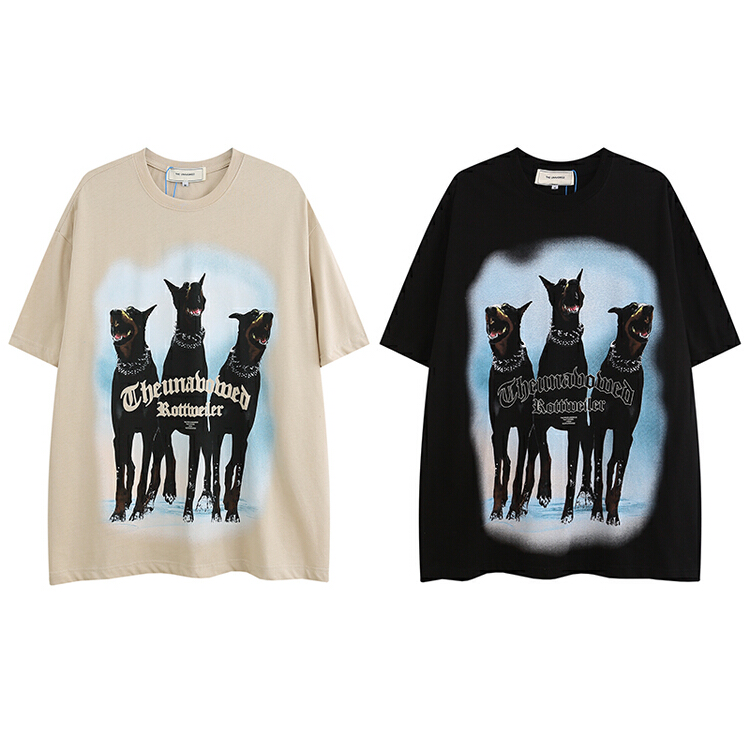 [the unaved] men's and women's personalized letter printed short sleeve T-shirt 2363# ZZL