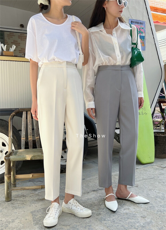 Buyers strongly promote the classic popular models with 8 colors at the beginning of spring! [the show] basic, versatile, fashionable and slim style trousers 6153# CLS