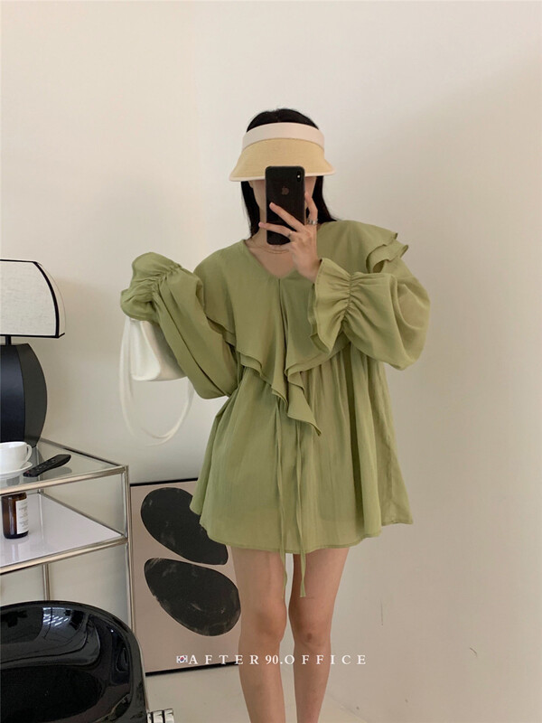 [after. 90] comfortable Korean style shirt 6731# ll