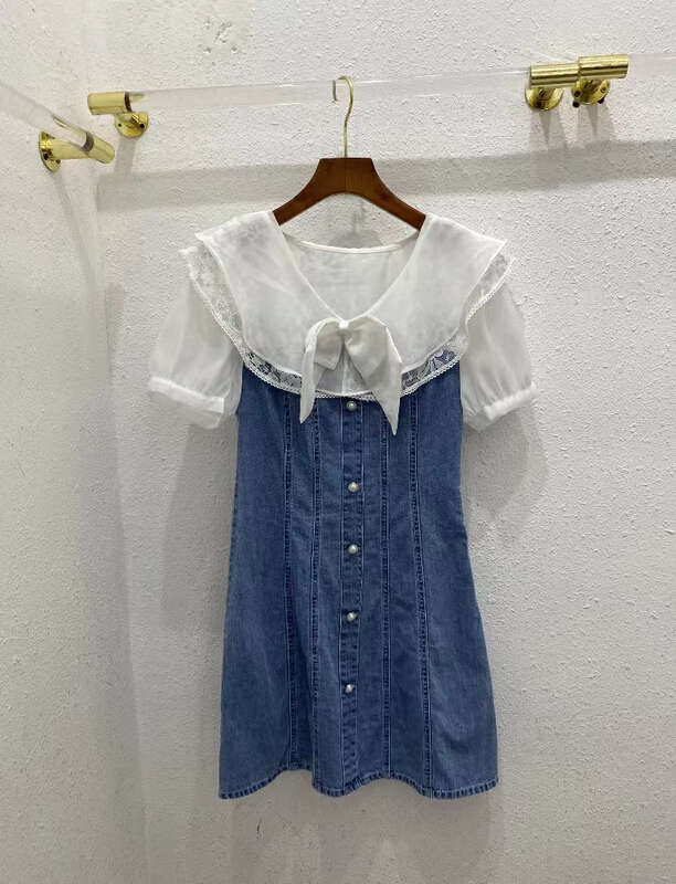 [ASN clothing Museum] fashion temperament bow design dress 22351# WPL
