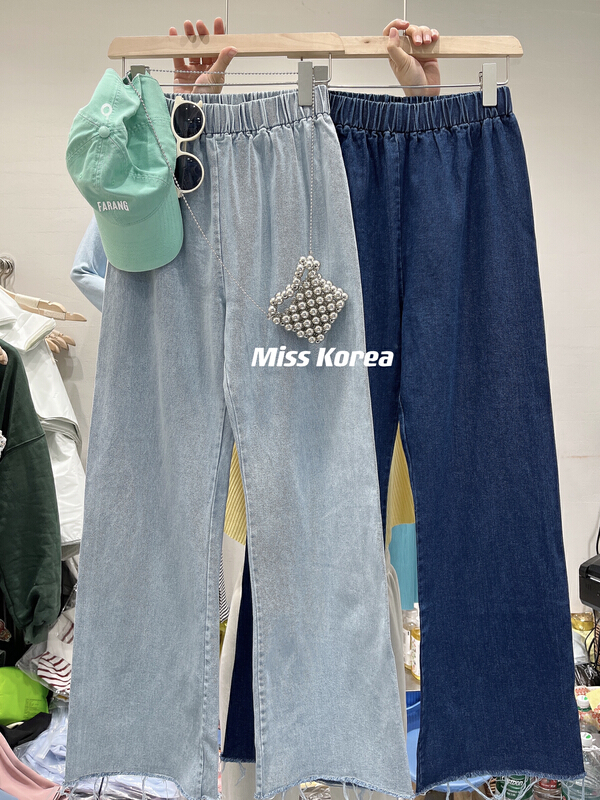 goods in stock! [Miss Korea] Korean wide leg mopping jeans 6099# HBx