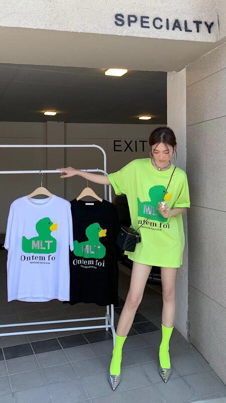 [our] fashionable new three-dimensional Duck short sleeve T-shirt 9580# LSW