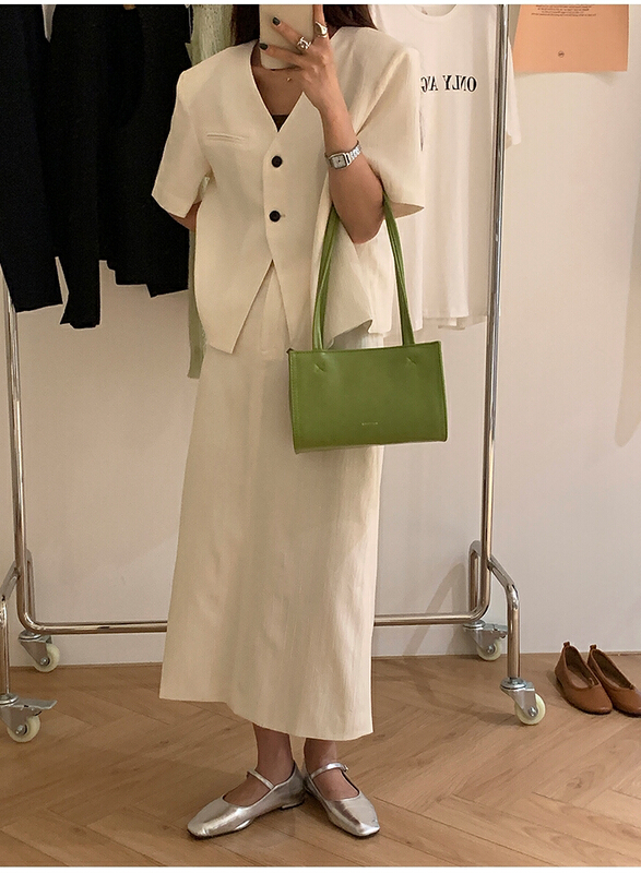 Original price 97.99! New in early summer! [the mind] ins Korean style versatile A-line skirt 60229-1# XYJ