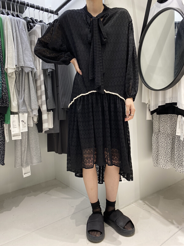 New year in early spring! [Bu class] Korean loose lace pearl dress 13626# zxl